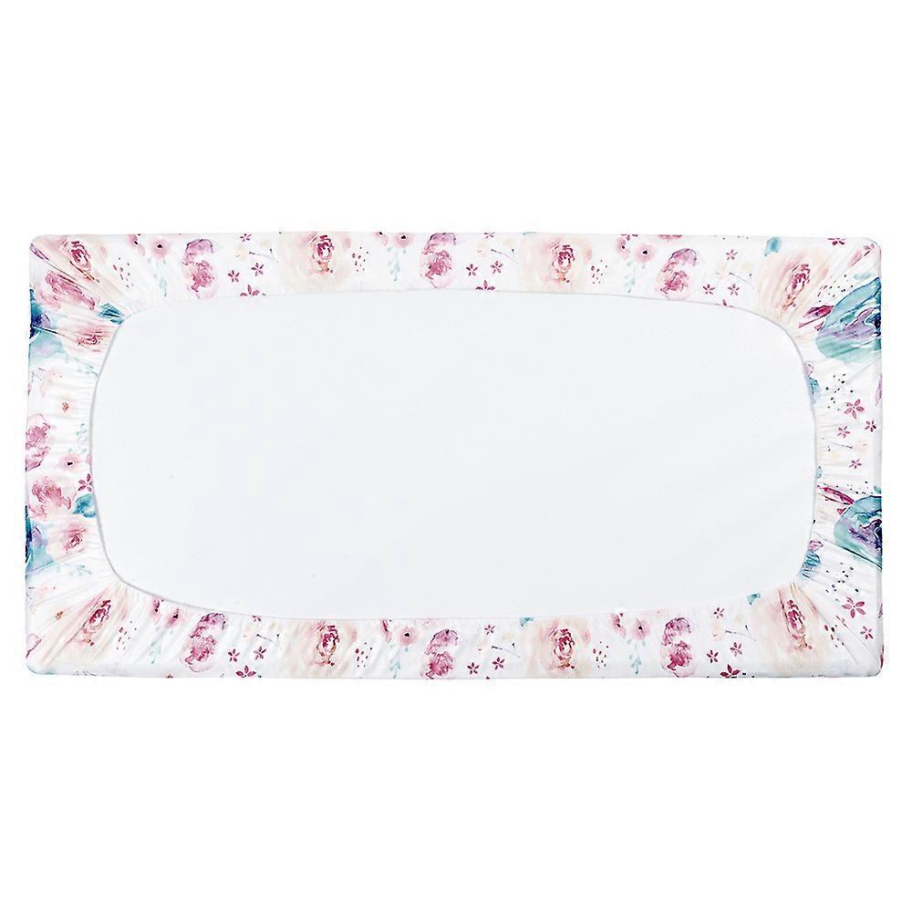 Pokrowiec na przewijak Pokrowiec na przewijak Pokrowiec na przewijak Podkładka do przewijania dla chłopców Dziewczęta Akwarela Kwiat 91x40x10cm NO.2612
