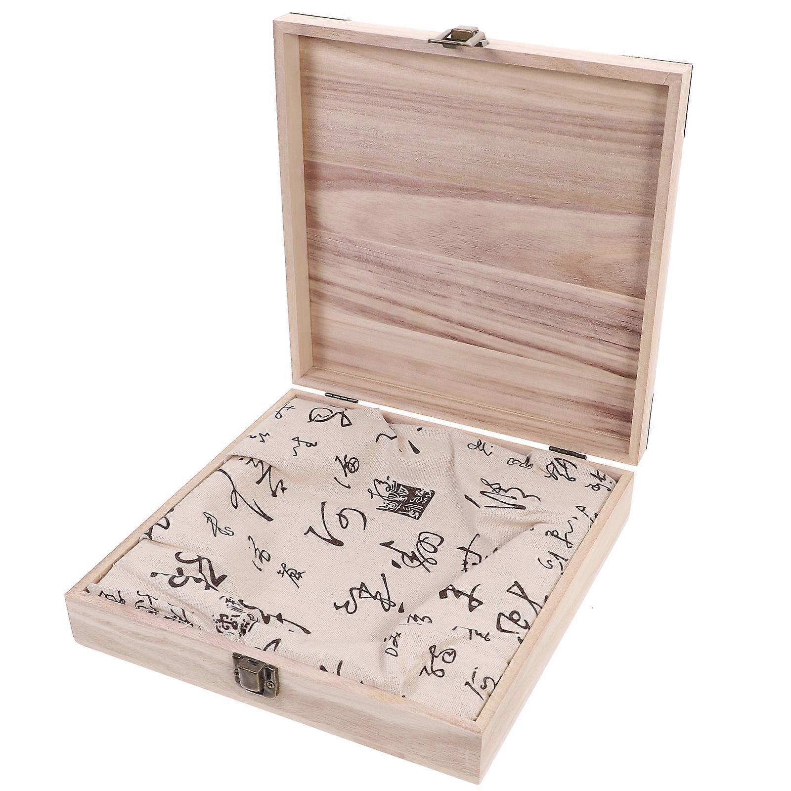 1PC Delicate Tea Packaging Box Practical Pu 'er Tea Cake Box Gift Box (Beige)