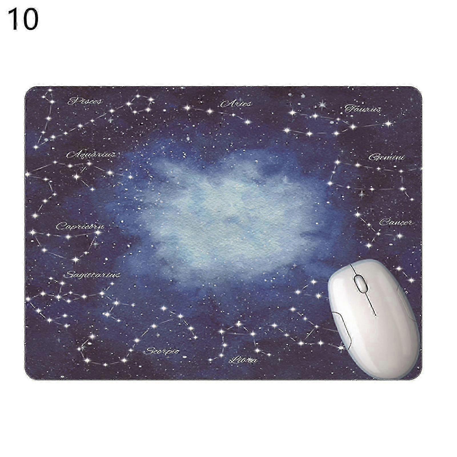 Mouse Pad Ultra-thin Non-slip Smooth Surface Starry Sky Desk Gaming Mousepad Wrist Rest For Laptop_Dec