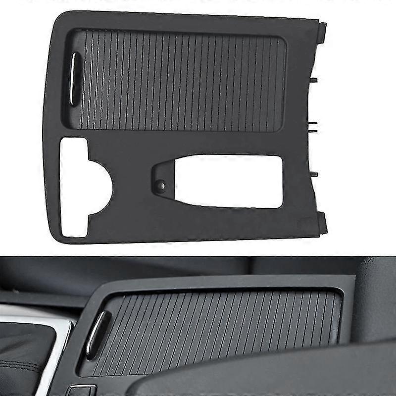Genuine Mercedes Center Console Lid – Black, OEM Part # 2046800107649H44