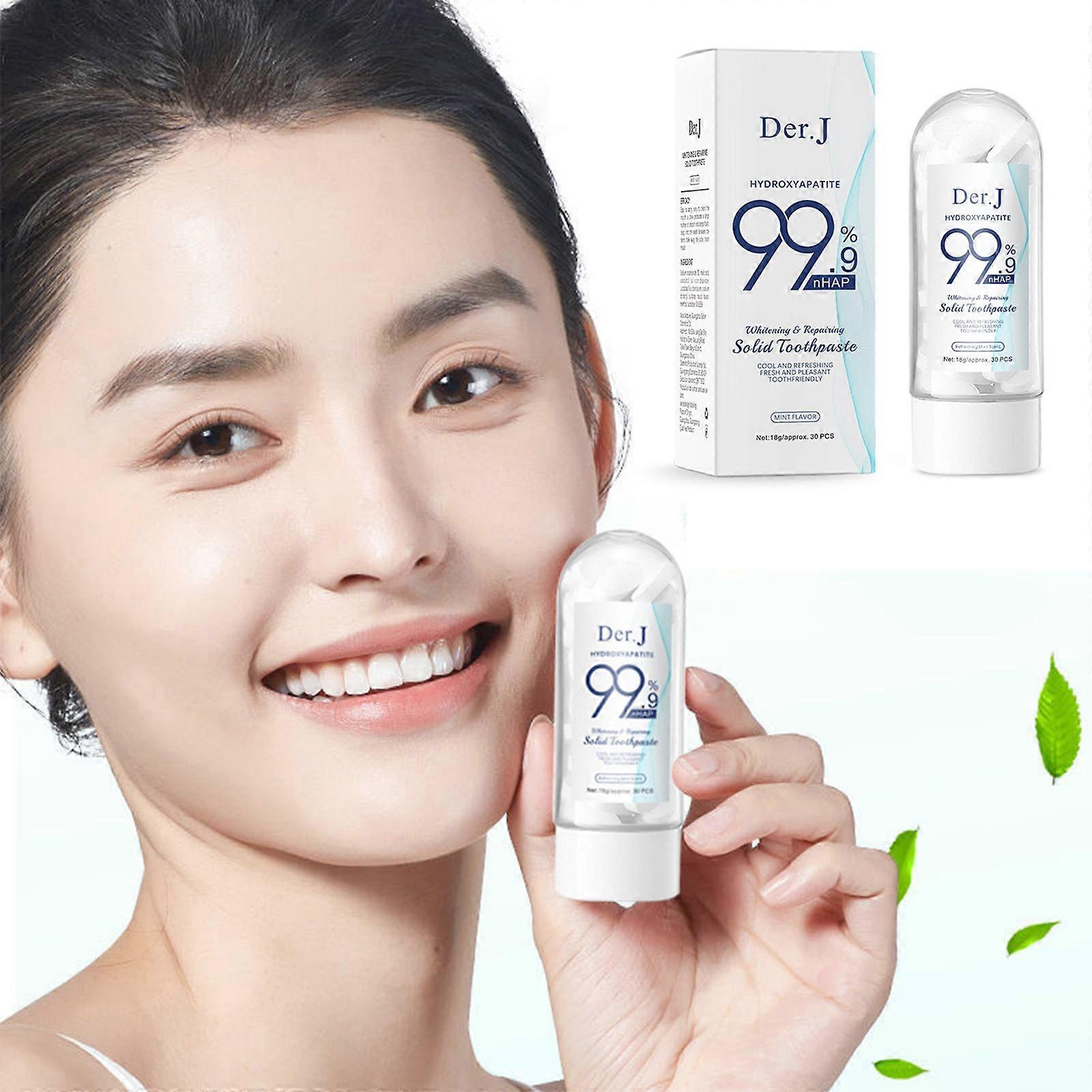 Whitening and repairing toothpaste: mouthwash tablets, chewable toothpaste tablets.