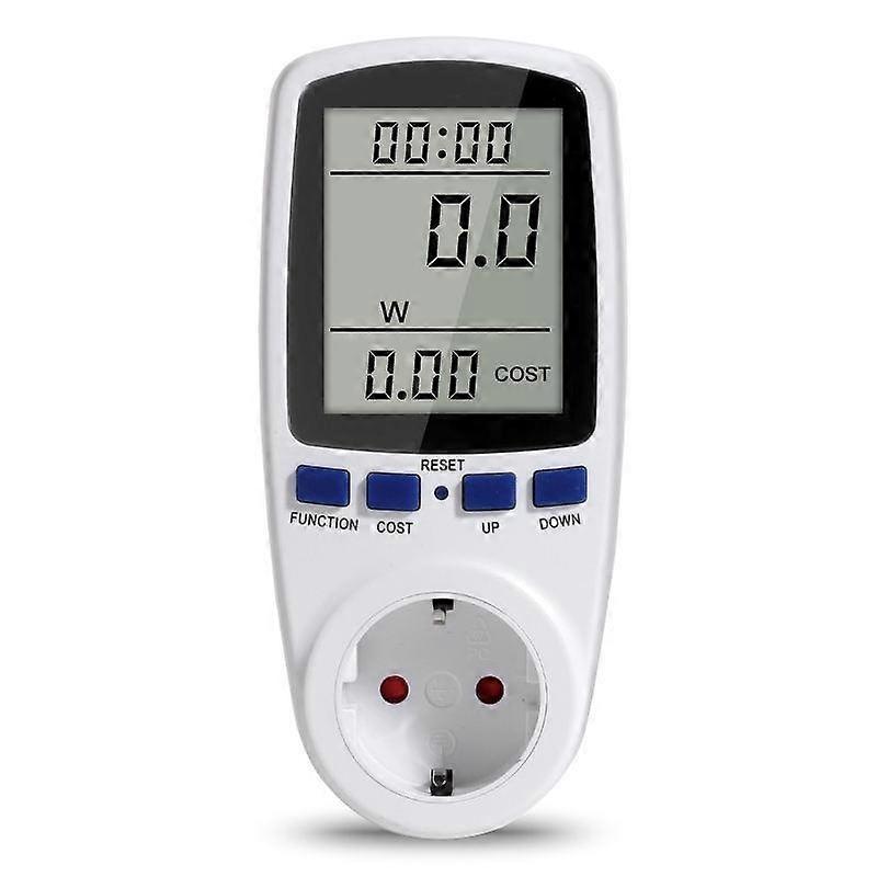 EU Plug AC Power Meters 230v Digital Voltage Wattmeter Power Consumption Electricity Analyzer