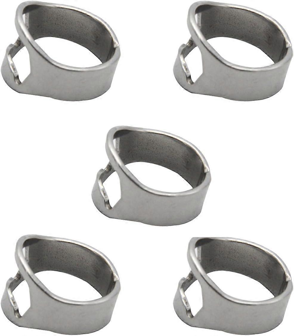 5pcs Edelstahl Bierffner Ring Korkenzieher Auf Der Party Oder Ausflug Mini Flaschenffner