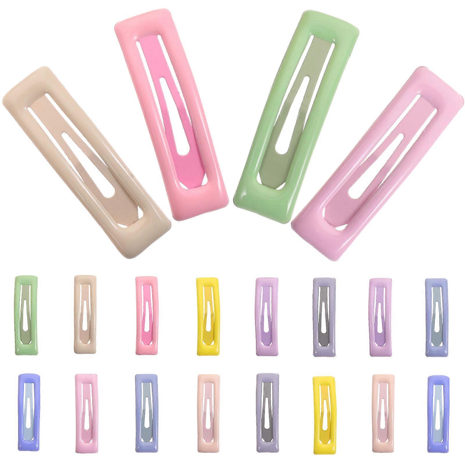 20pcs Girl's Cute Hairpins Decorative Kids Hair Clips All-match Chic Cute Iron Hairpin