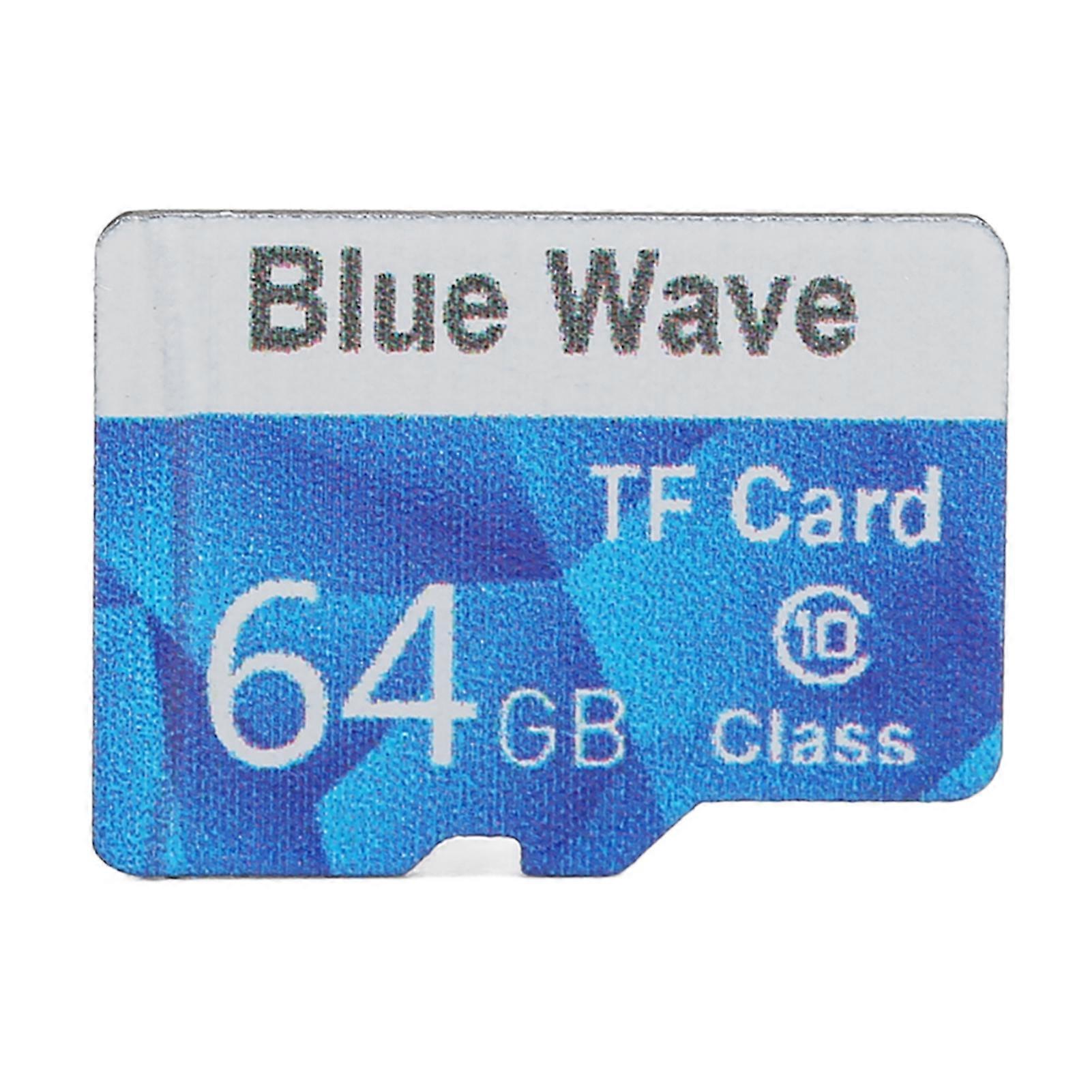 Micro Memory Card Class 10 High Speed 10M Waterproof Shock Resistant Plug and Play Mini Memory Card 64GB