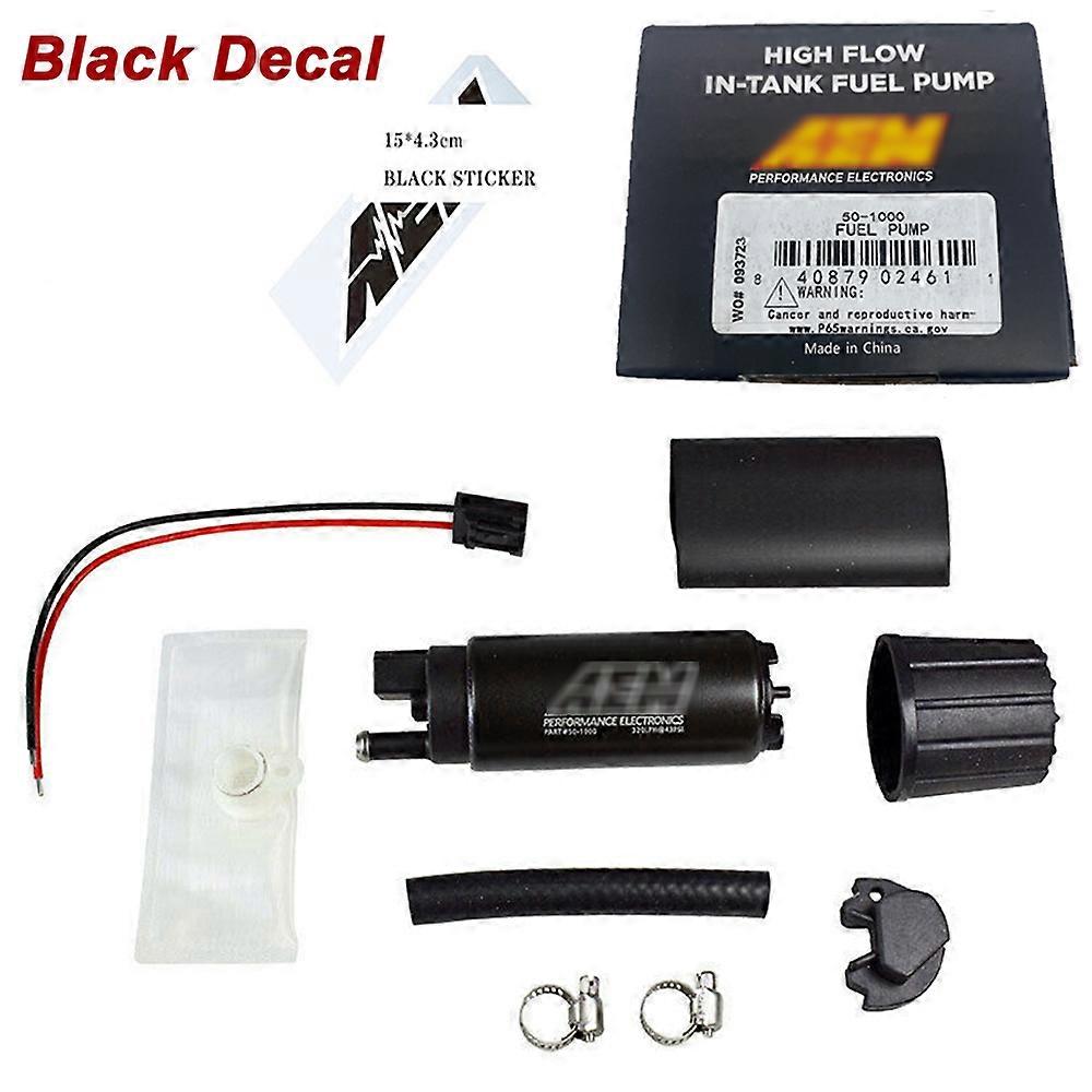 For AEM 50-1000 340LPH High Flow Intank EFI Fuel Pump w/ Strainer & Install Kit For Walbro GSS342 50-1210