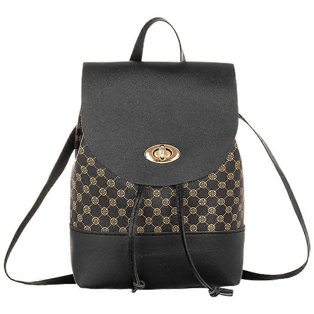 Women Drawstring Backpack Pu Shoulder Drawstring Bag Fashion Drawstring Backpack