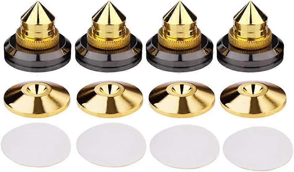 4 Pairs Speaker Picks - Traceless Cone - Anti-Oxidation Adhesive - Shock And Wear Resistant - Durable Subwoofer Repair - Cd Base Insulation