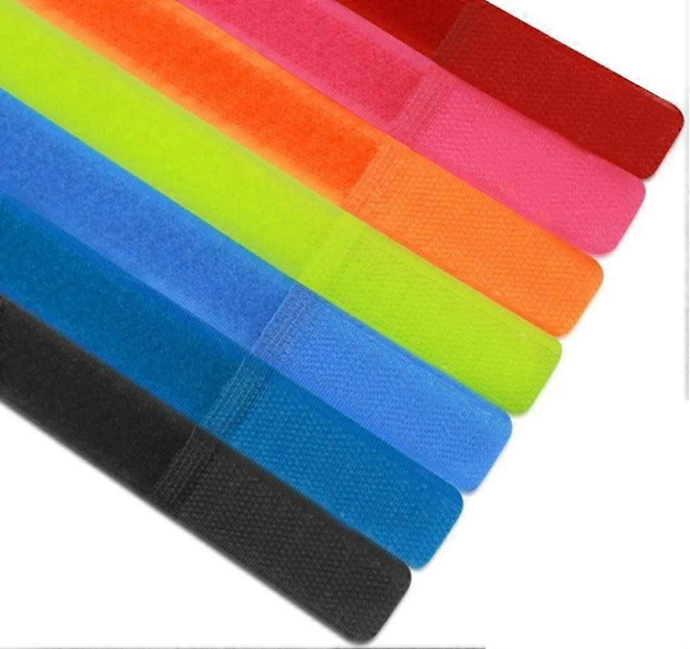 Reusable cable ties Cable management fastener hooks 100 pcs (20x180mm)