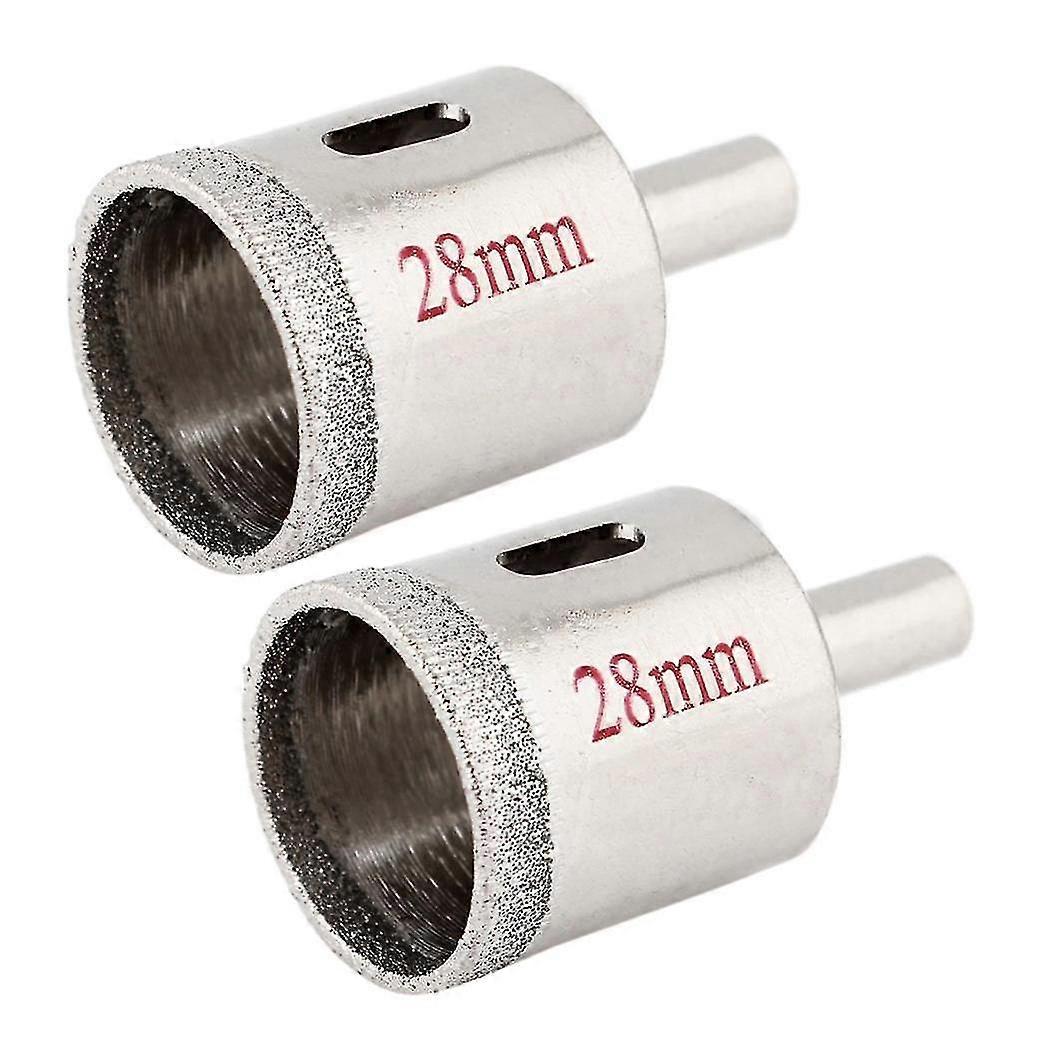 2pcs 28mm Tile Glass Ceramic Coated