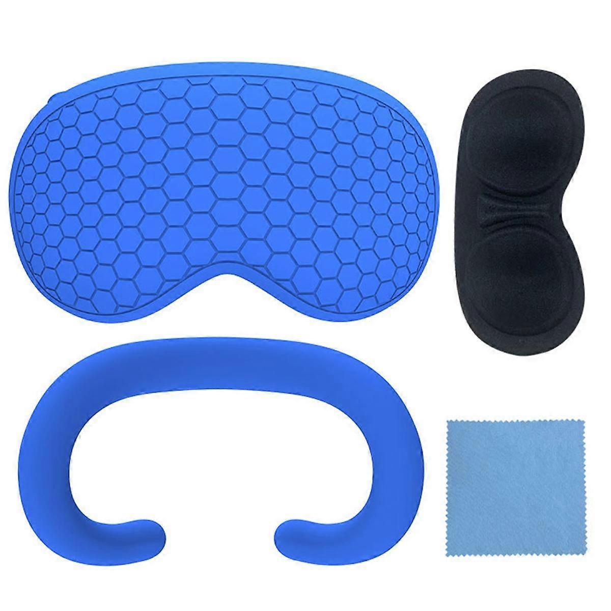 For Silicone Eye Mask Kit for Console Case Dustproof VR Accessories Blue