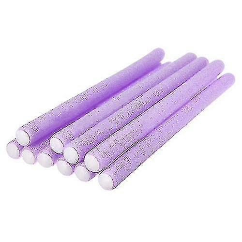 10 Pcs Soft Foam Bendy Twist Curler Sticks Diy Hair Design Maker Curl Roller Tool