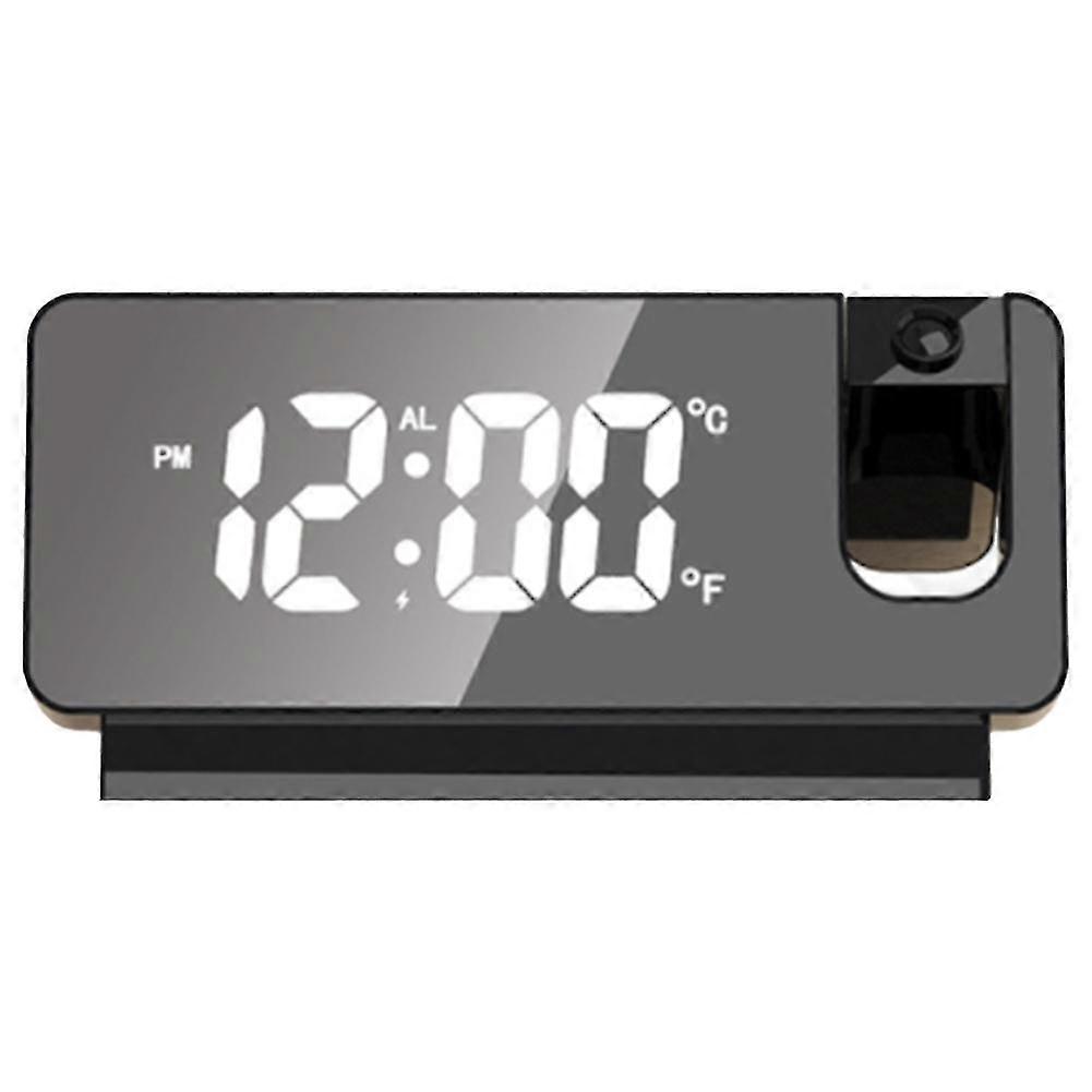 Projection Alarm Clock Digital Date Snooze Function Backlight Projector Desk Table Led Clock With T