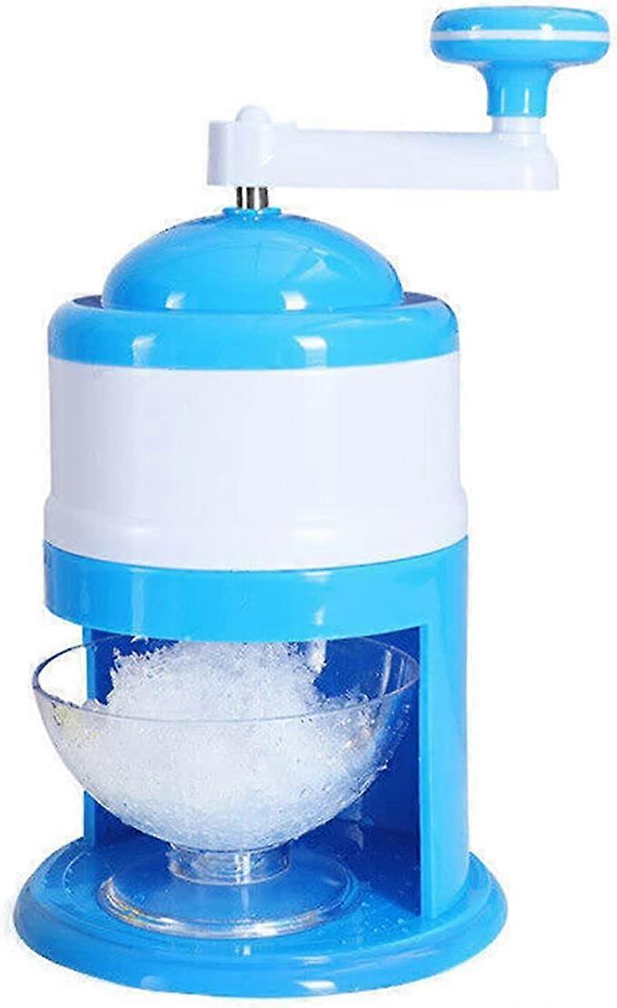 Ice Crusher Machine Manual Ice Shaver Fruit Smoothie Snow Cone Maker Cocktails Slush with Stainless Steel Hand Crank Ice Chopper for Parties Events