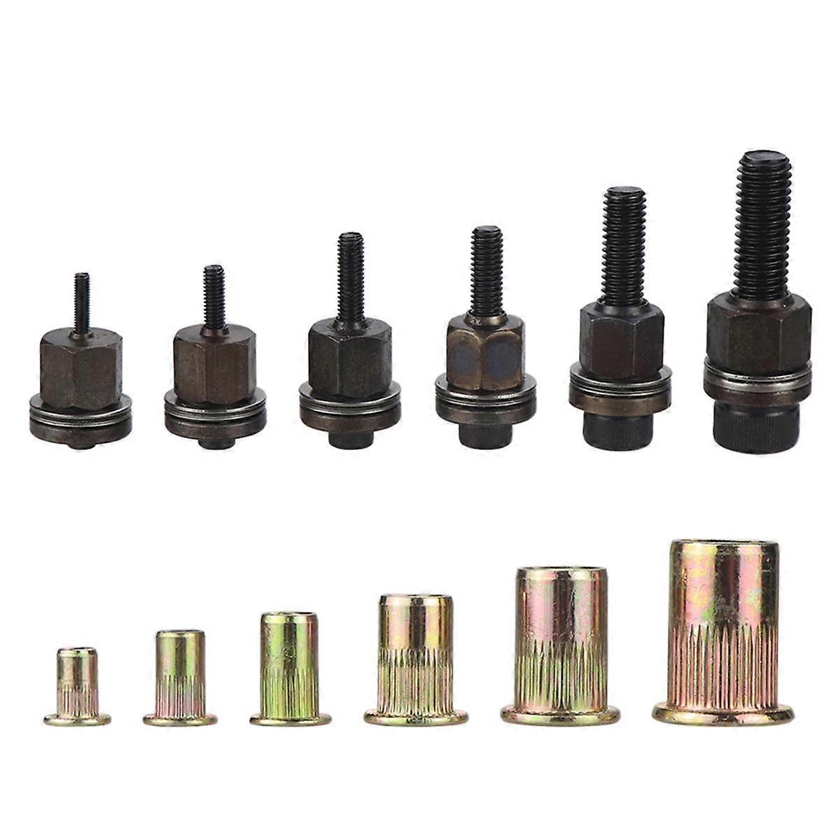 Rivetto Dado Utensile Trapano Adattatore M3//M5/M6/M8/M10 Rivettatura Manuale Filettato Elettrico Manuale Cordless Riv