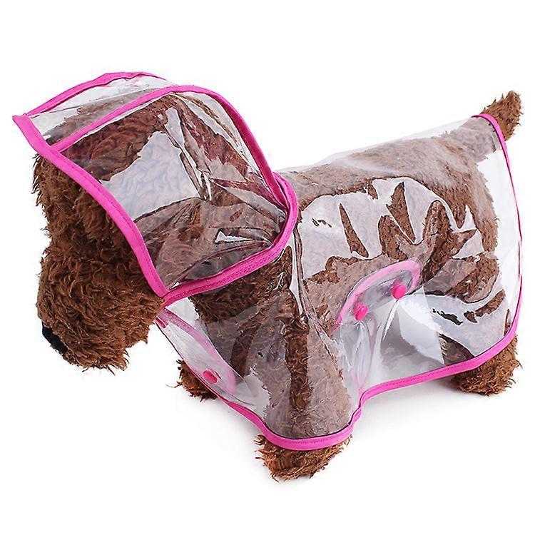 1pcs Puppy Raincoat,pink