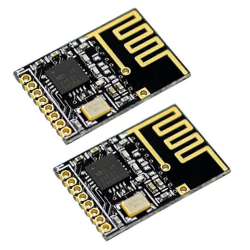 2pcs Mini Nrf24l01 + 2.4ghz Rf Wireless Module Mini Version Power Enhanced Version Receiver Transce