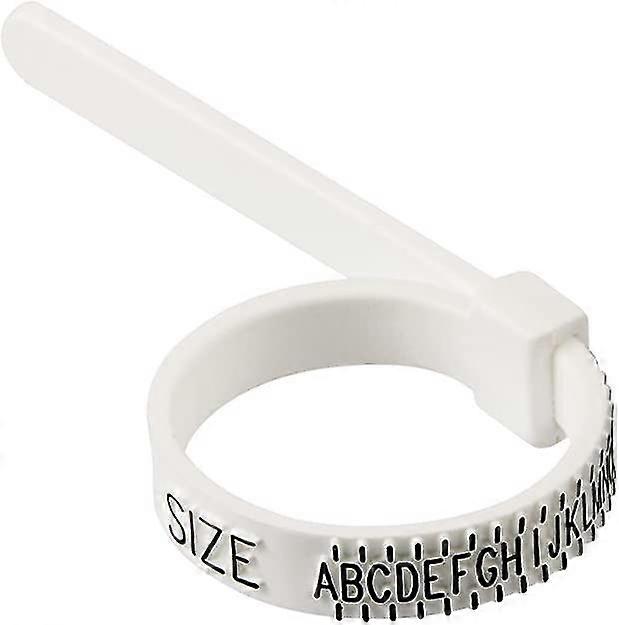 Ring Sizer Measures Ring Sizes Uk - A To Z With Ring Size Guide Including Ring Size Chart For Men And Women.(1 Pcs, White)