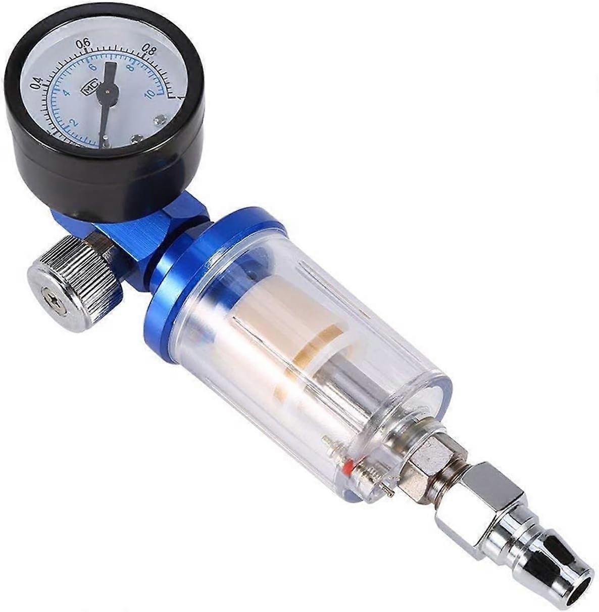 Pneumatic Spray Gun with Pressure Regulator + Oil Separator Filter Separator Tool