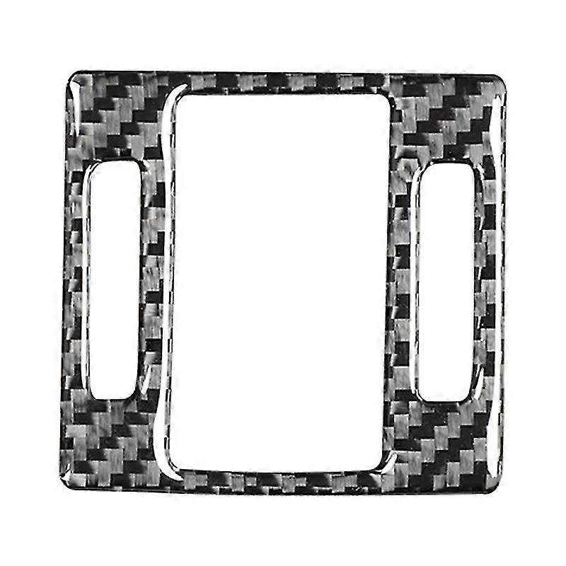 Carbon Fiber Inner Warning Light Lamp Switch Cover Trim for - A6 2012 2013 2014 2015 2016 2017 2018