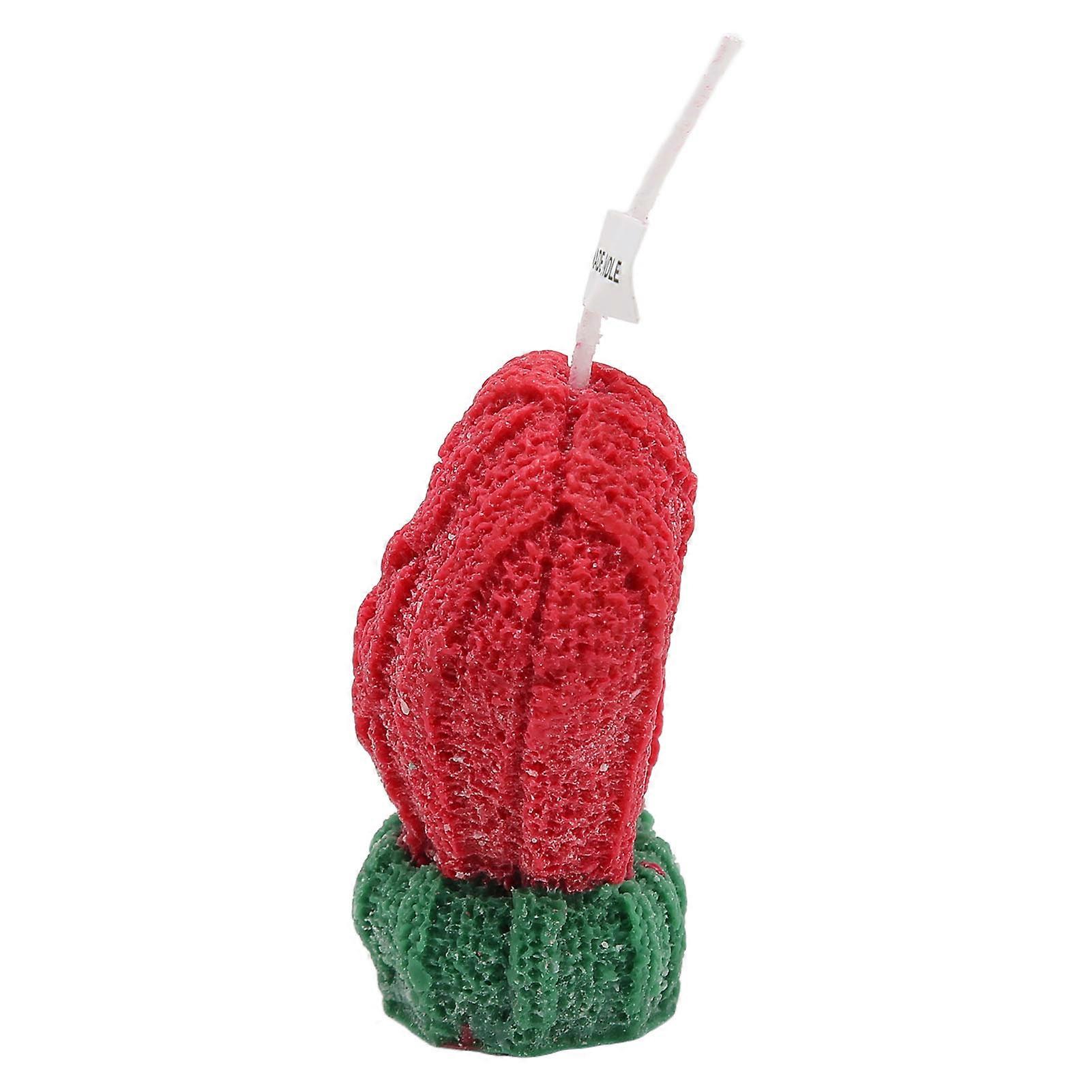 Christmas Glove Shape Scented Candle DIY Gloves Decorative Candle for Photo Prop Ornament Red