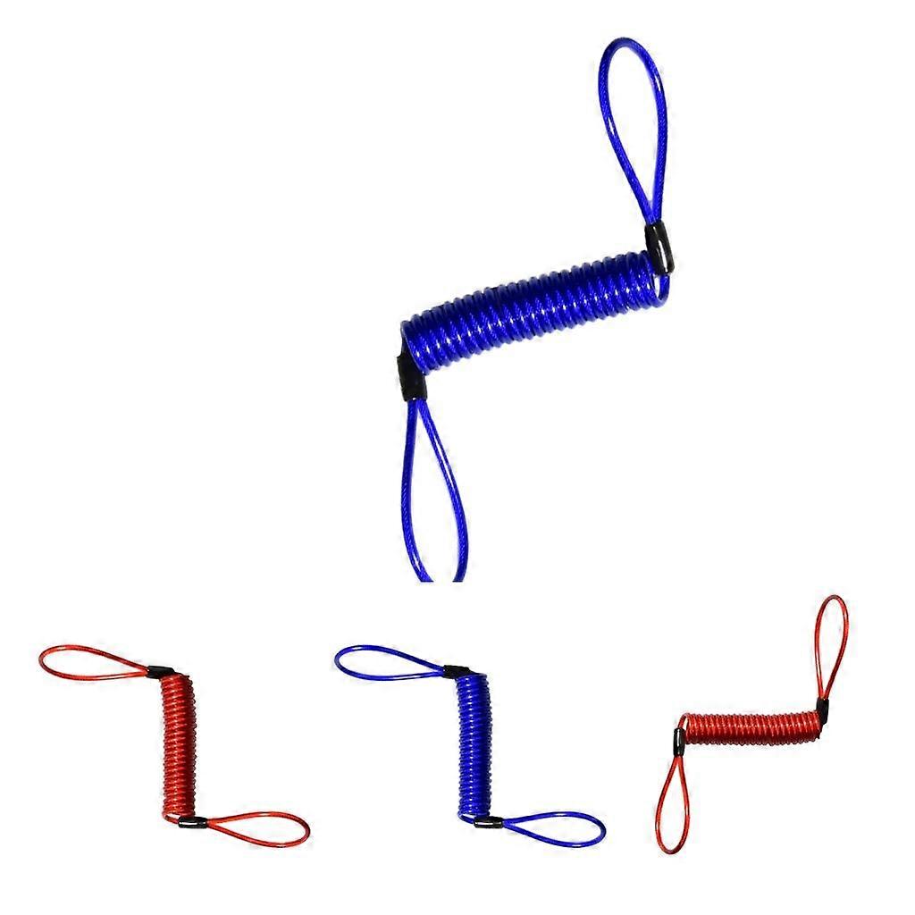 150cm Alarm Disc Lock Security Spring Reminder Cable Motorcycle Ebike 4x