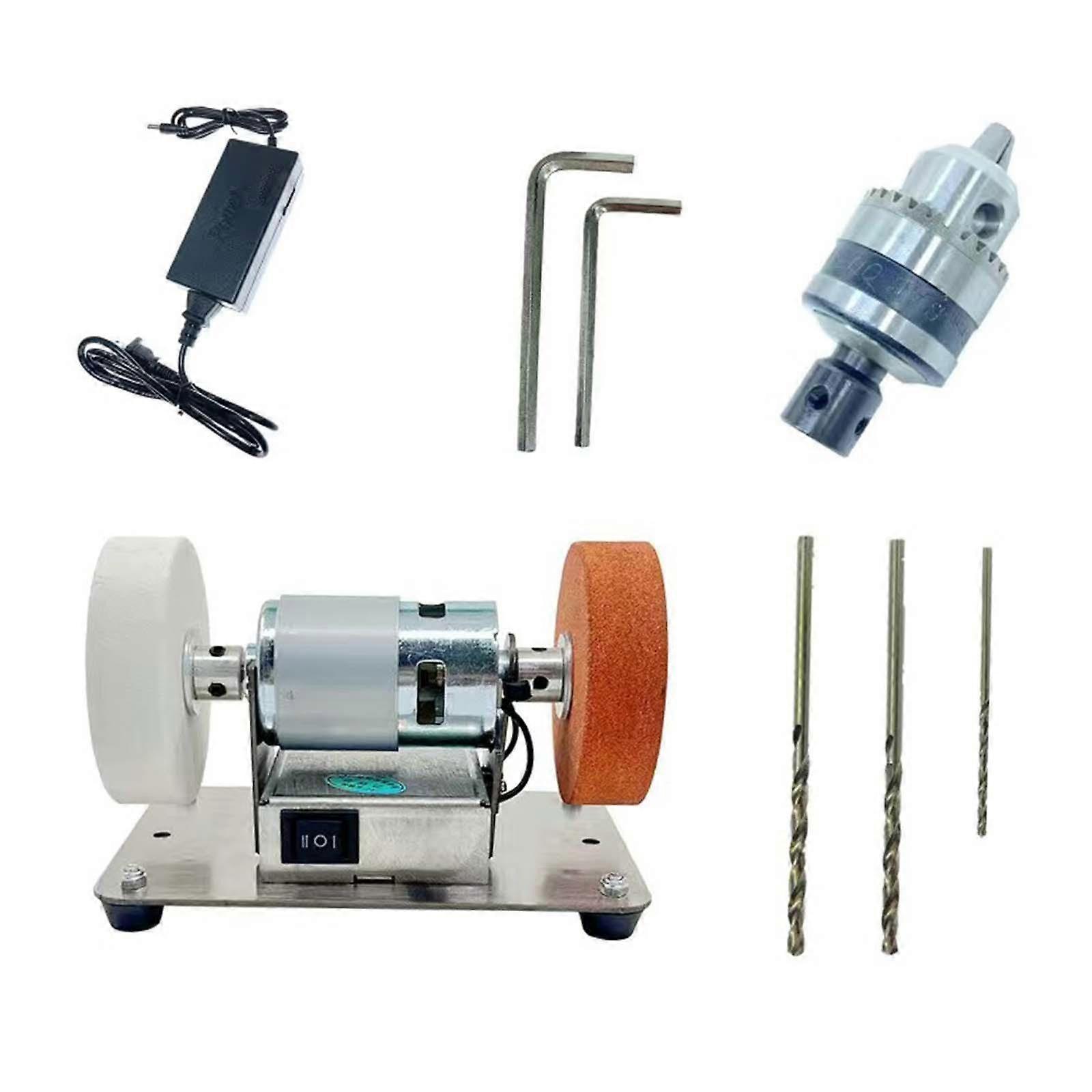 Mini Belt Sander Mini Bench Belt Grinder for Making Sharpening Metal Working