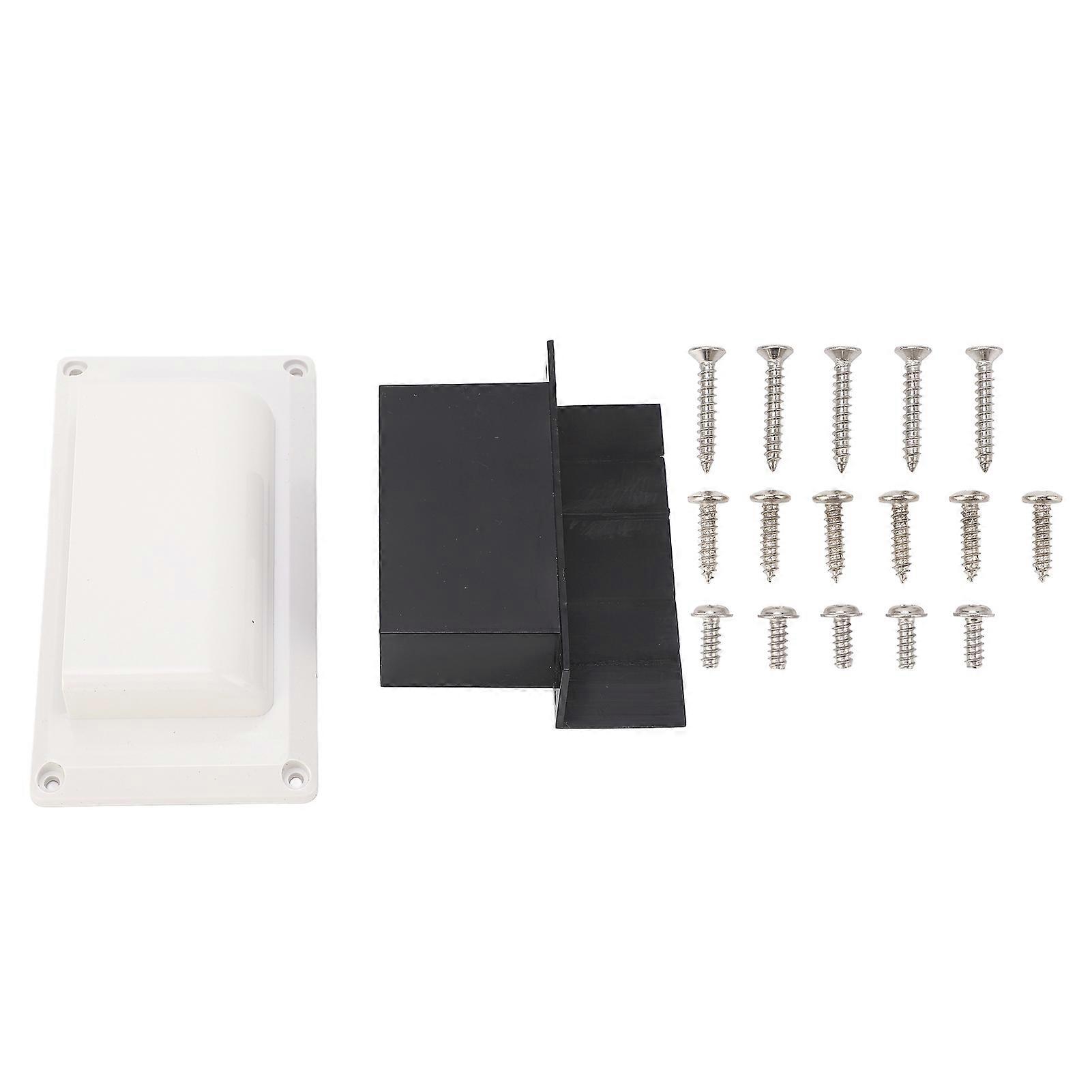 12V Cooking Range Hood 3 Speed Adjustable with Touchable Screen LED Light for RV Camper Kitchen