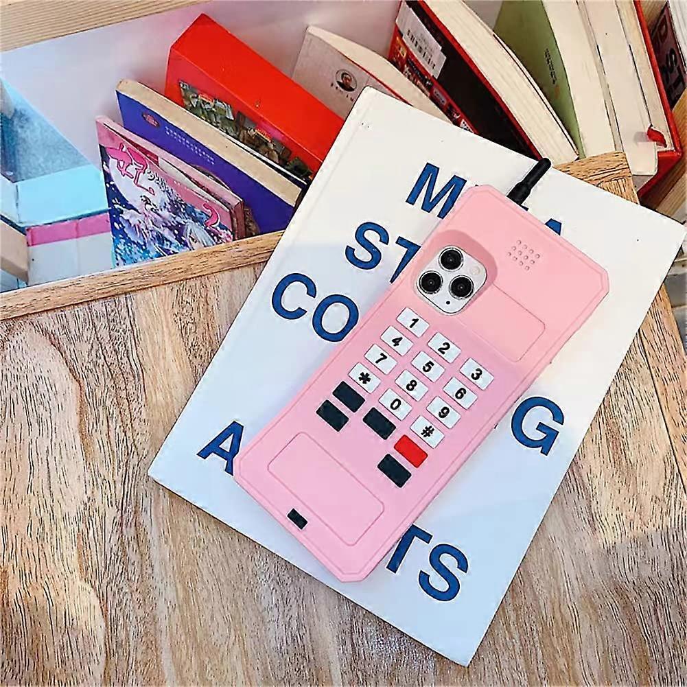 iPhone 14 Pro Max用カワイイ電話ケース、かわいいレトロな電話