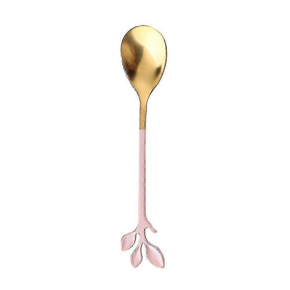 Creative Leaf Shape Forks Stainless Steel Tableware Dessert Sugar