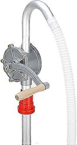 Pompe à huile manuelle, pompe à main rotative portable en aluminium, 29L/min, pour le transfert de liquides, essence, diesel, kérosène, moteur, hydraulique