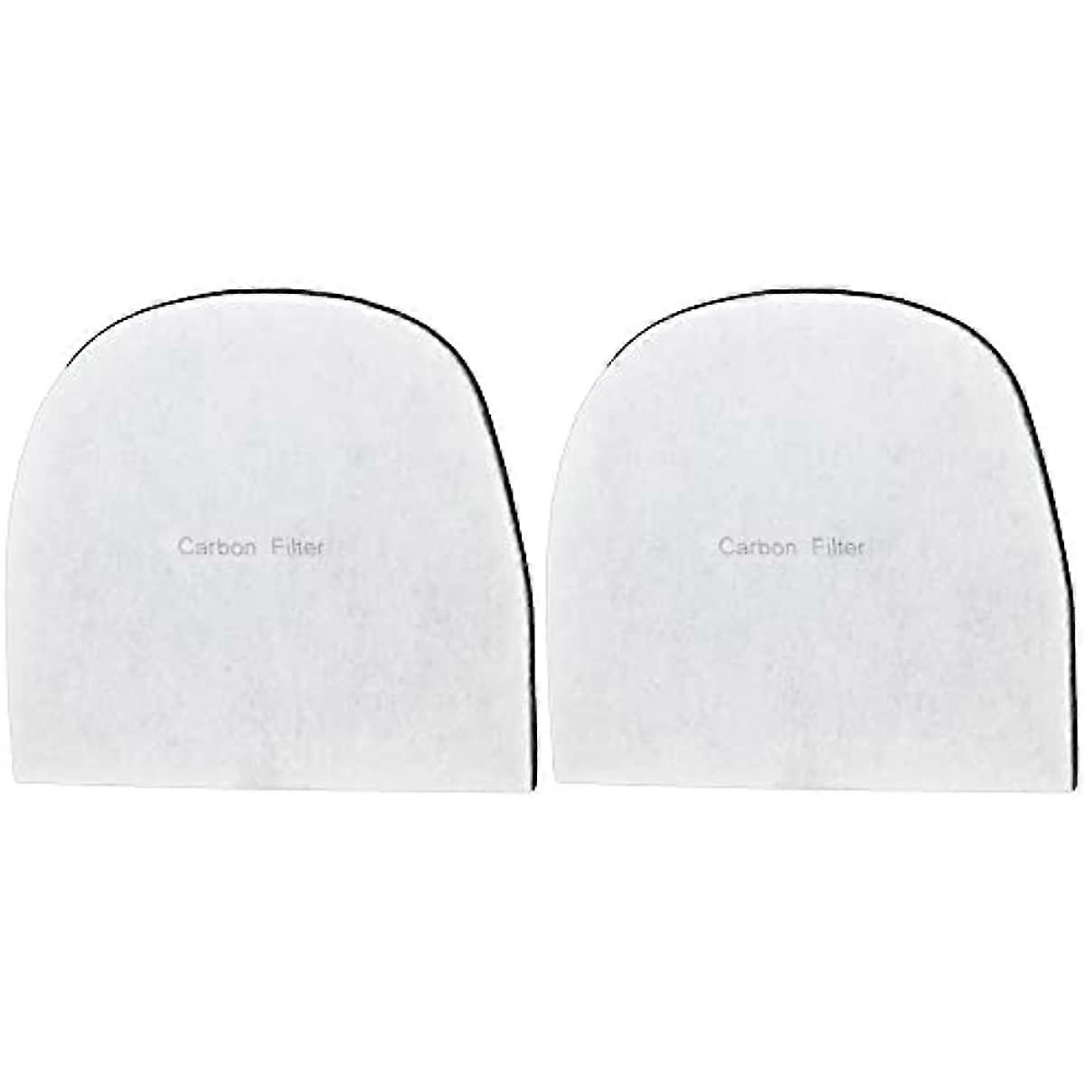 NC 2Pcs Activated Carbon Filters Compatible with EBAC 2000 Series 2600e 2600ex 2650e Dehumidifier Purifiers White