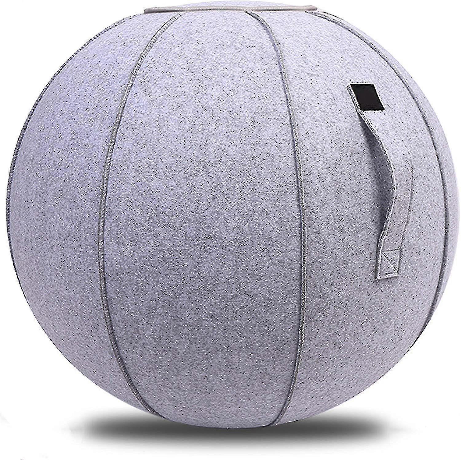 Sedia ergonomica a sfera seduta - Esercizio da 65 cm con copertura, soluzione di attivazione della postura leggera autoportante per ufficio, dormitorio e casa -
