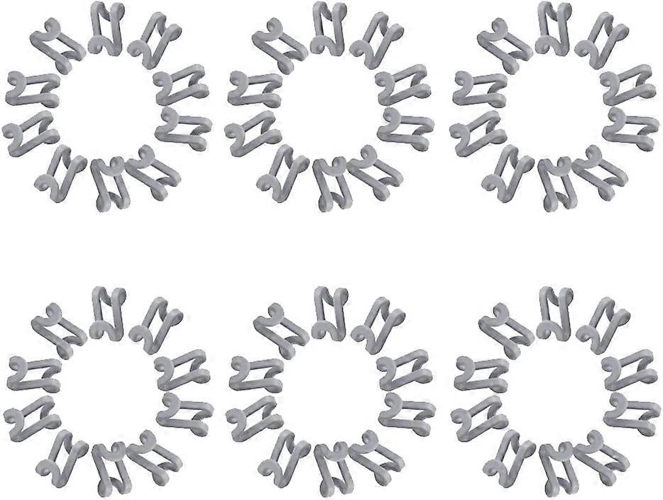 60 pcs Hanger Hooks/Connector Hooks for Clothes Hangers/Cascade Hanger Hooks