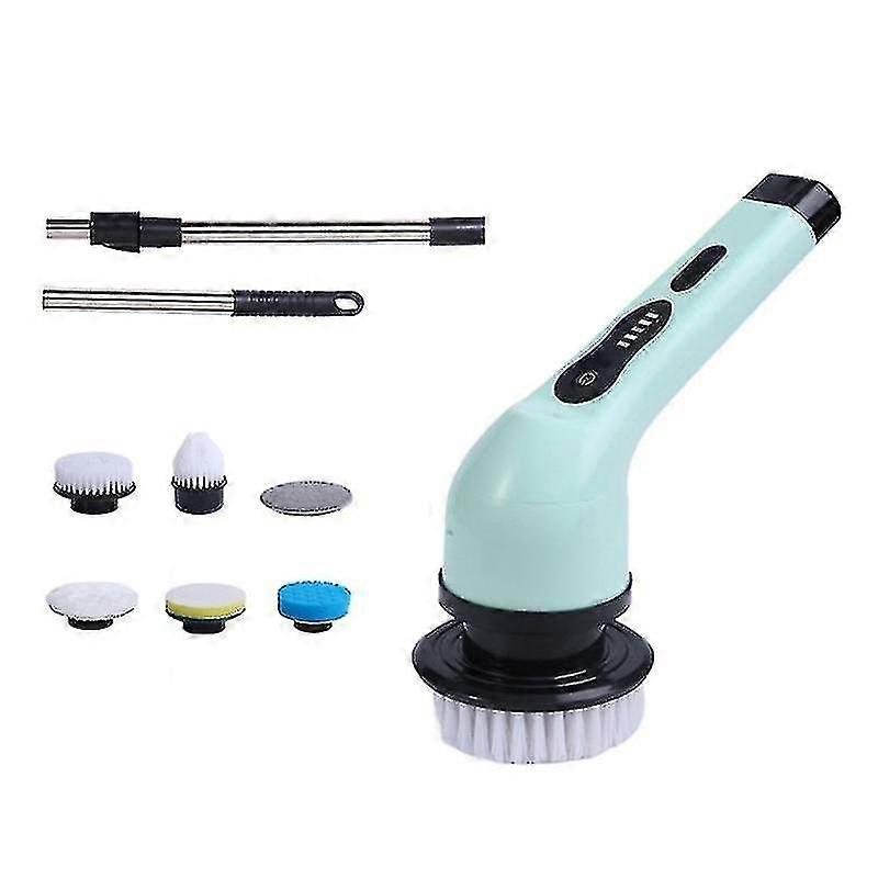 Cepillo de limpieza eléctrico giratorio para ducha.