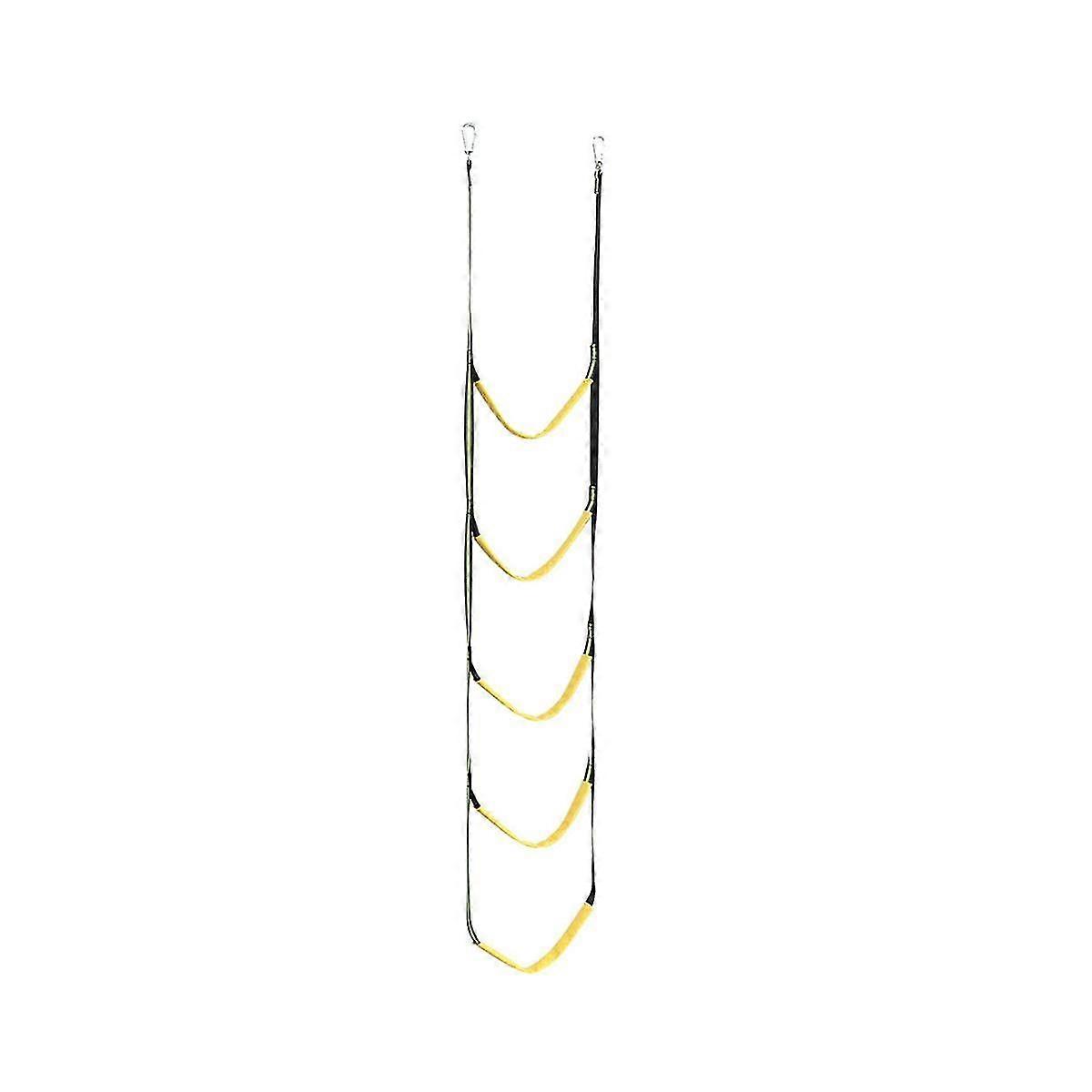 5 Step Boat Rope Ladder,boat Rope Ladder Extension,assist Boat Folding Ladder,swim Ladder For Sailboat ,kayak,yellow