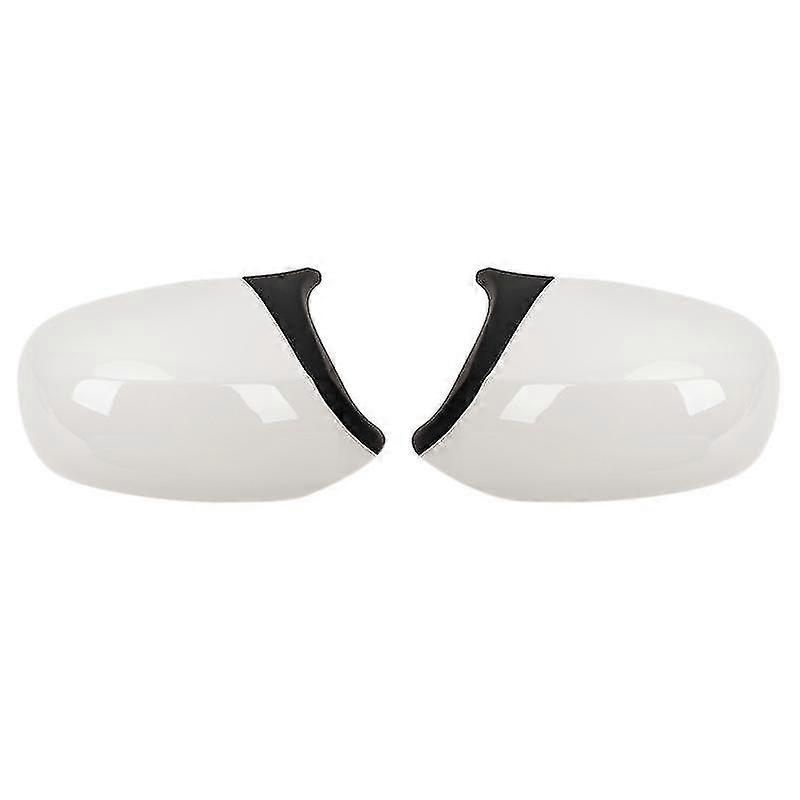 Gloss White M3 Style Rear View Mirror Cover Cap Replacement For 3 Series E90 E91 E92 E93 Facelifted-xdd