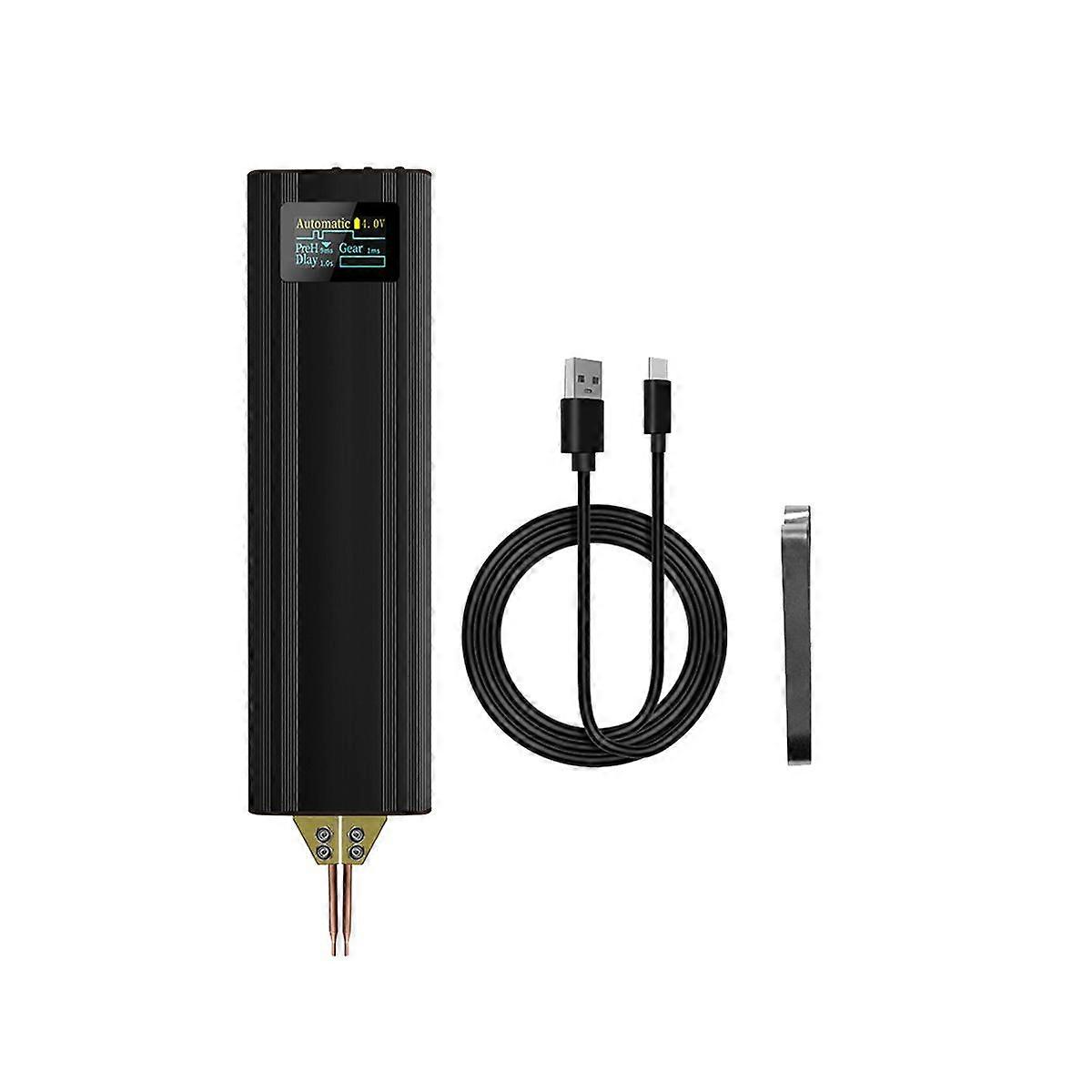 Handheld Spot Welding Machine 80 Gears Adjustable Spot Welder Digital Display Automatic Trigger for