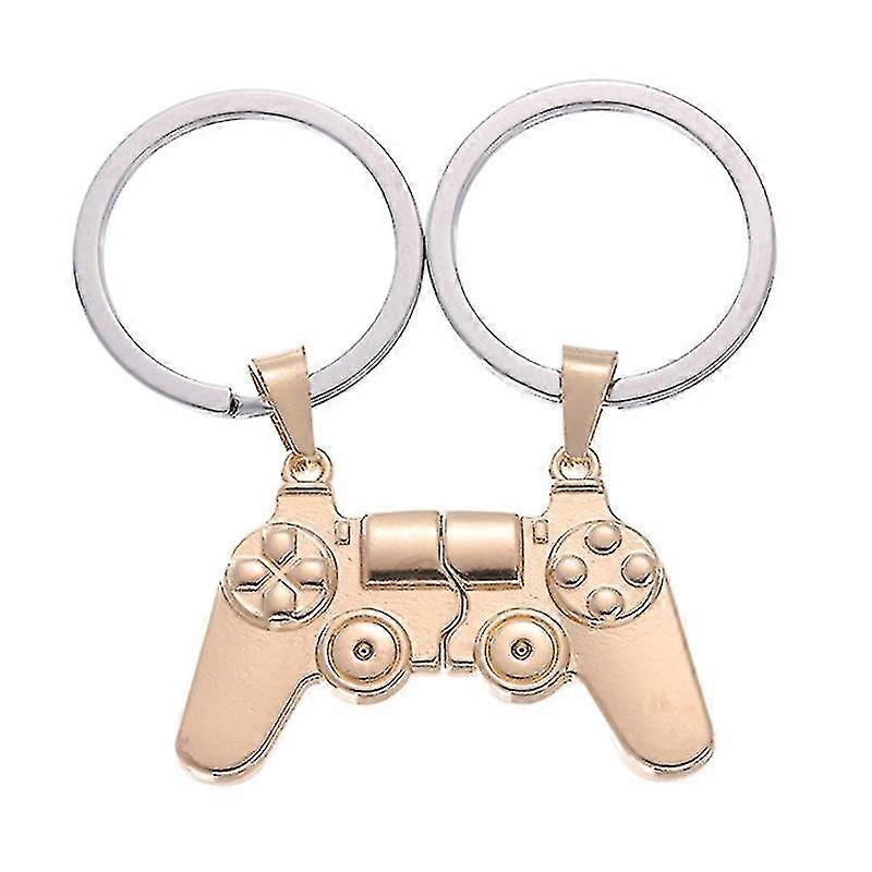 2 Pieces Gamer Matching Pendant Keychain Game Controller Keychain For Couple