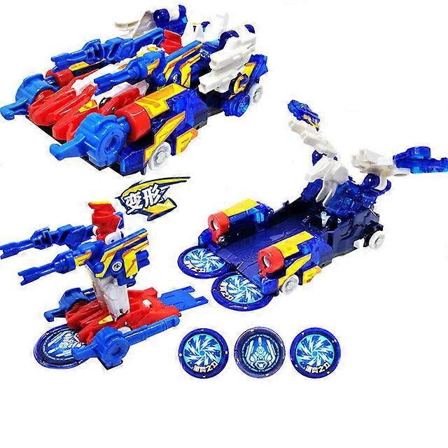Burst Deformation Car Violence Transformation Action Figure Robot Beast Fit Screechers 360 Flip Battle Toys Gifts Capture Wafer
