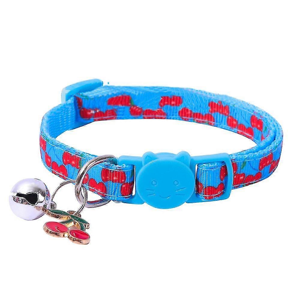Cute Fruit Patterns On Bright Collar Nylon And Matching Leash