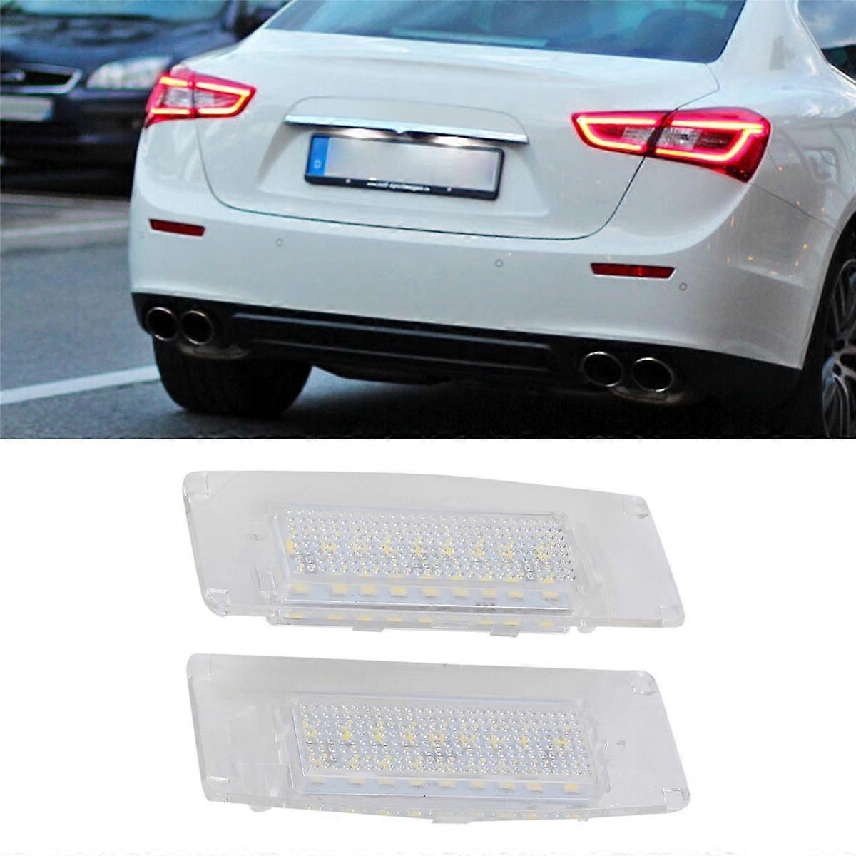 2x LED License Plate Light Tag Lamp for III M157 2014-2020 673001401