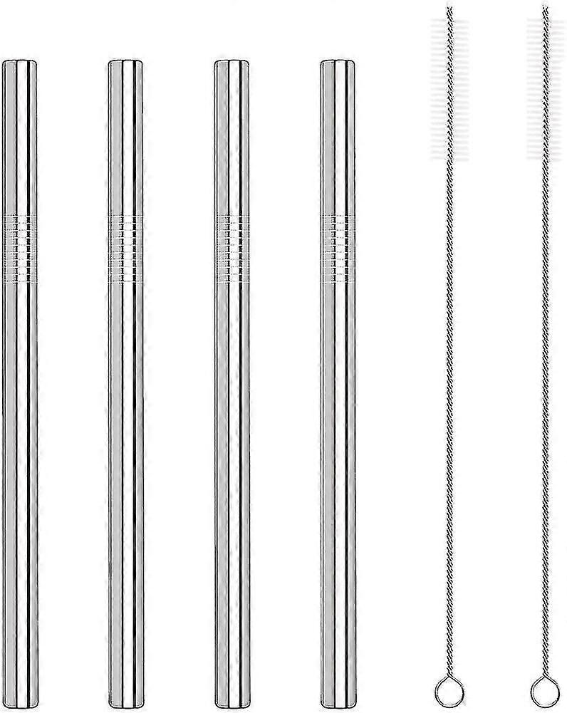 Bubble Tea Straws Reusable.boba Straws Reusable.milkshake Straws Thick.metal