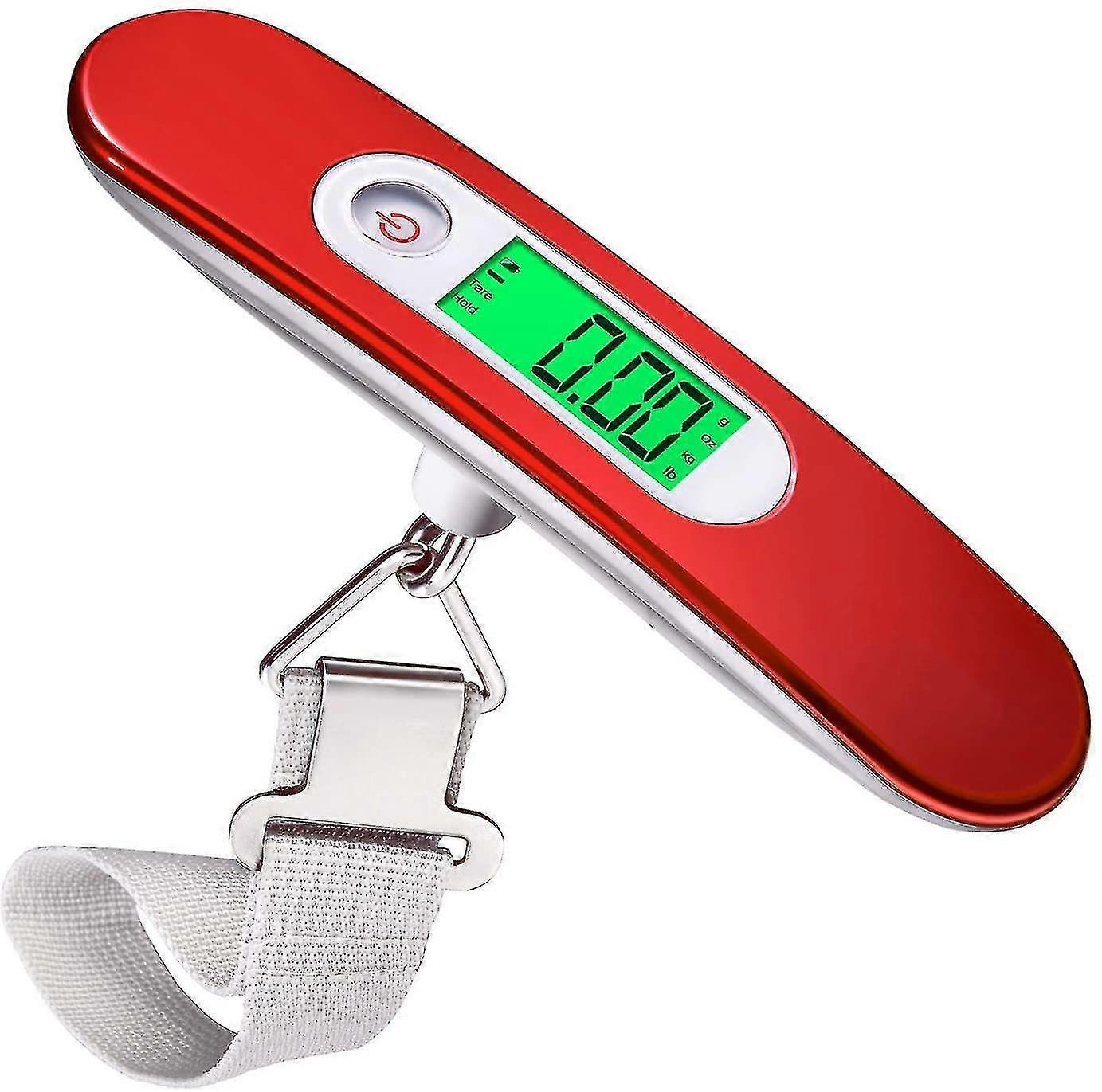 Portable Digital Luggage Scale with Tare Function - 50kg Max Capacity