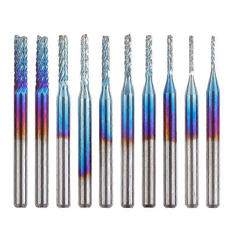 Pack mit 10 Router-Bits für Kohlefaser-Hartholz-PCB Smt Botao