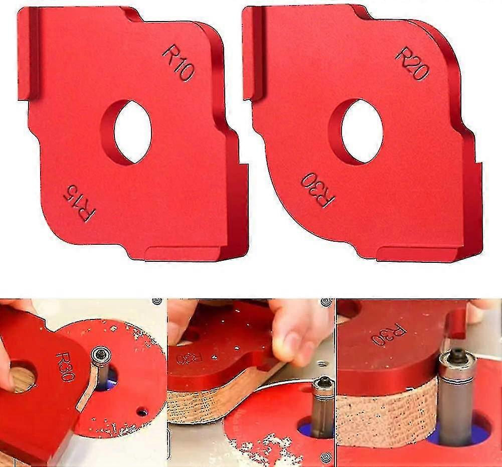 Aluminium Router Table Carpenter Corner Radius Stencil