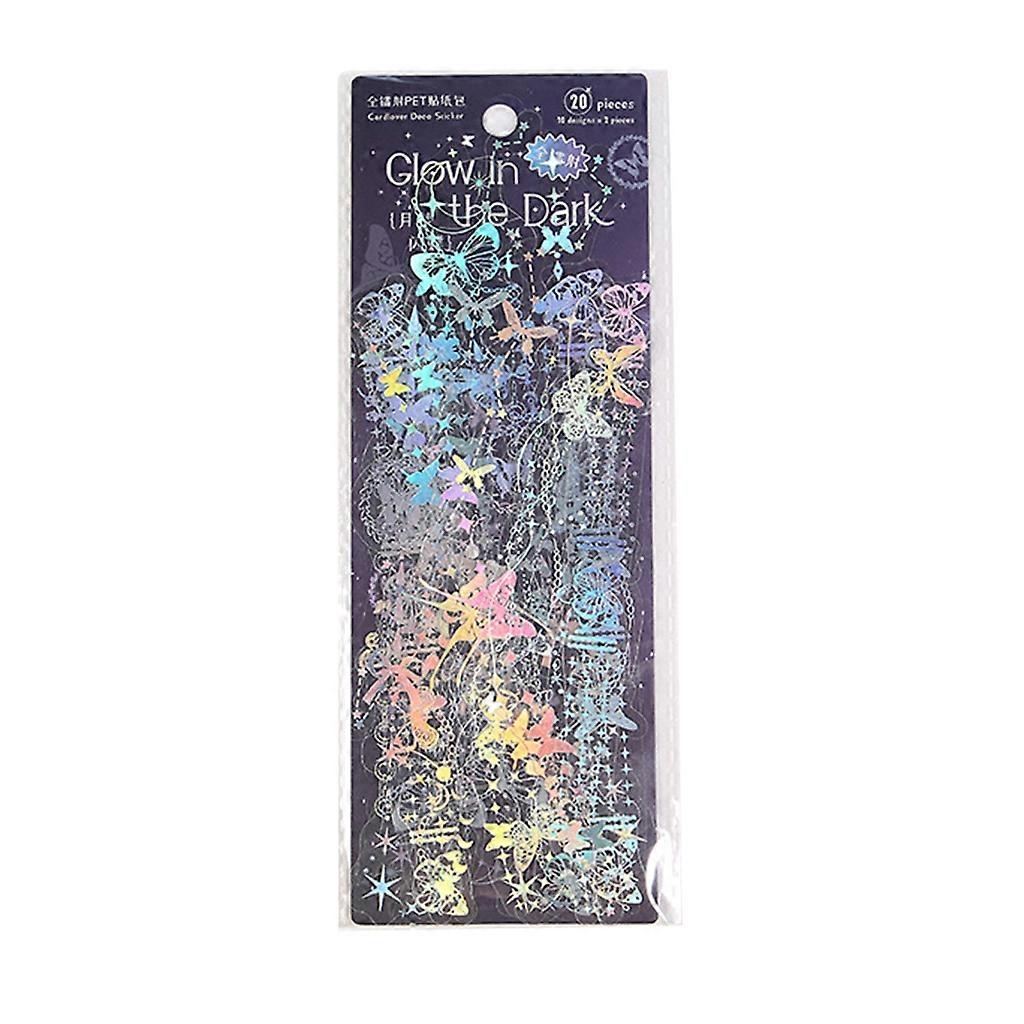 20x Firefly Stickers for Scrapbooking Calendars Kids DIY Craft Album Journal