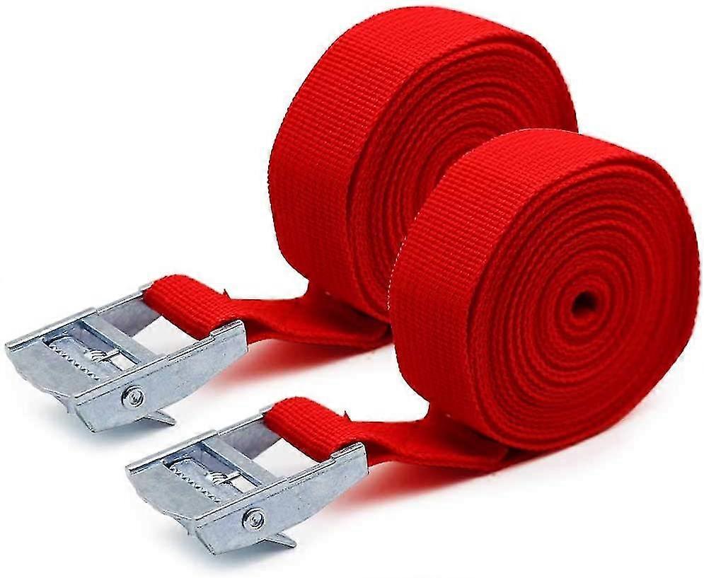 Pack de 2 sangles d’arrimage avec boucle bonne pour l’attache sur le toit avec des kayaks