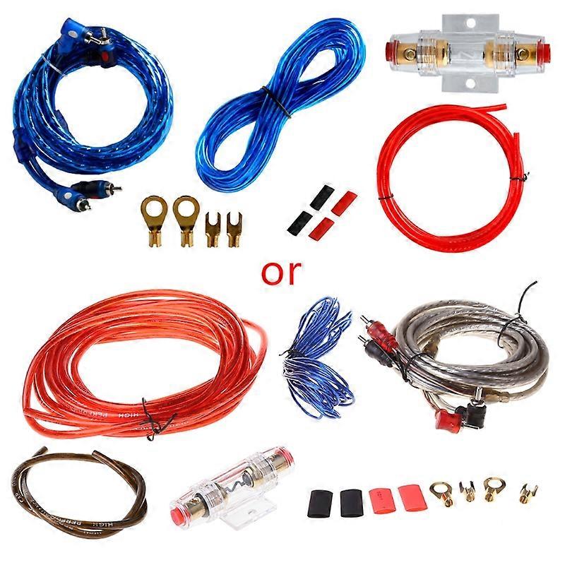 Kit Câbles Audio Voiture 4 Gauge 2800W - Pour Ampli Et Subwoofer