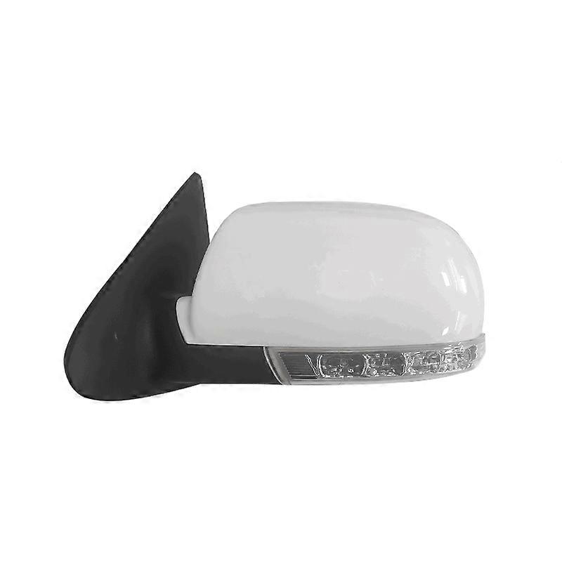 Car Folding Side Rearview Mirror For Hyundai Santa Fe 2.4L 2.7L 2007 2008 2009 2010 2011 2012 Auto Accessory 6/8 PINS With Lamp